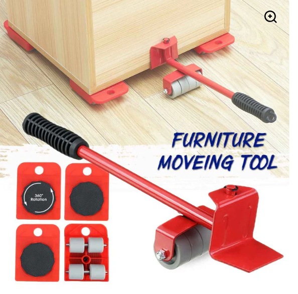 Furniture Lifter Mover Tool Set Furniture Lifting Wheels (5PCS)