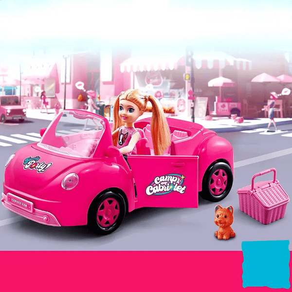 Doll & Convertible Car Playset